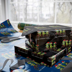 Subtle FDT Xmas Wrapping Paper Roll Frog Dinosaur Turtle Political Satire TS10 Black Print Your Wear