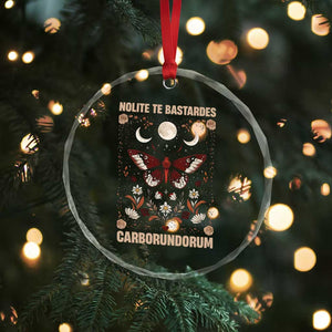 Subtle Feminist Crystal Glass Ornament Women's Rights Dont Let The Bastards Grind You Down TS10 Print Your Wear