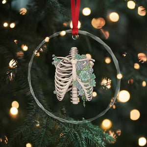 Succulent Body Skeleton Crystal Glass Ornament Creepy Plant Lover Gift TS12 Print Your Wear