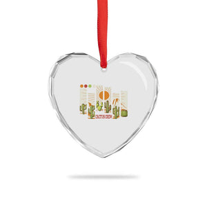 Succulent Plant Lover Gift Heart Crystal Glass Ornament Cactus Crew TS12 Print Your Wear