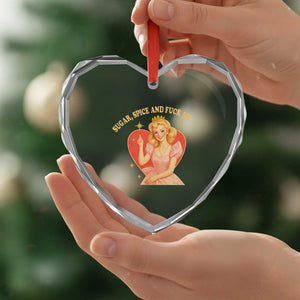 Sugar Spice and F Ice Retro Fairy Heart Crystal Glass Ornament Feminist Against Ice Protest Political Resistance TS02 Print Your Wear