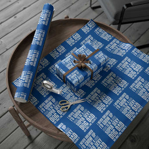 Super Sexy Dog Dad Wrapping Paper Roll Funny Fathers Day Gift for Dog Lovers TS10 Blue Print Your Wear