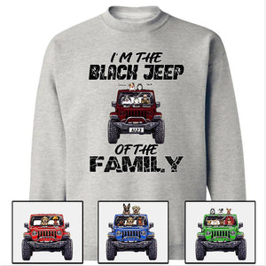 Custom JP Shirts, I'm The Black JP Of The Family JP Dog JP Cat Apparel CTM00 Custom - Printyourwear