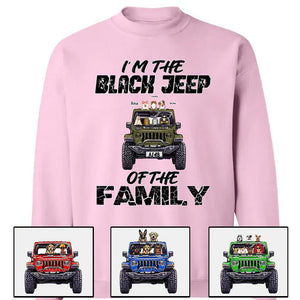 Custom JP Shirts, I'm The Black JP Of The Family JP Dog JP Cat Apparel CTM00 Custom - Printyourwear