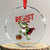Sword Wielding Frog Resistance Crystal Glass Ornament Resist Protest No Kings - Print Your Wear