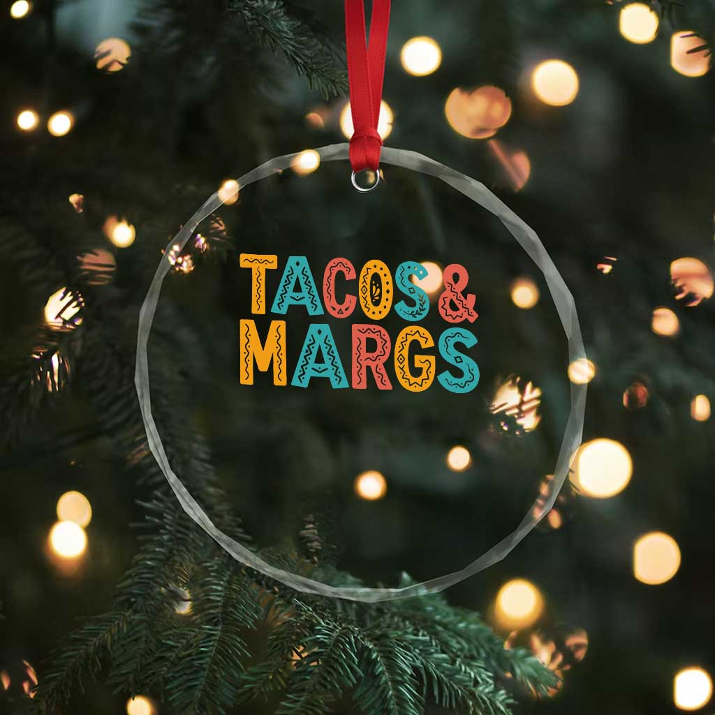 Tacos And Margaritas Lover Crystal Glass Ornament Cinco De Mayo Fiesta TS12 Print Your Wear