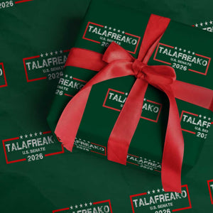 Talafreako U.S. Senate 2026 Wrapping Paper Roll James Talarico Voter Political Supporter