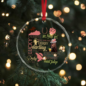 Talk Derby To Me Crystal Glass Ornament Horse Riders Ky Racing Day TS02 Print Your Wear