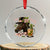 Talk Derby To Me Crystal Glass Ornament Ky Horse Racing Mint Julep and Roses - Print Your Wear