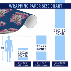 Talk Derby To Me Wrapping Paper Roll Funny Horse Racing Oaks Derby Day Pink Ribbon TS11 Print Your Wear