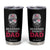 Bearded Dad Tumbler Cup Cool Patriotic American Papa US Flag Vintage TB02 Black Print Your Wear