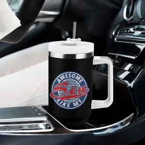 Proud Parents Tumbler With Handle Awesome Like My Son TB02 Print Your Wear