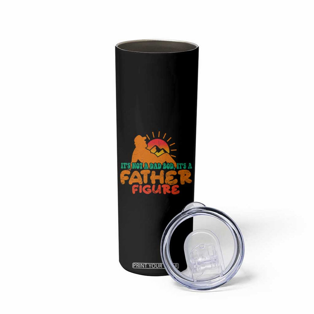 Funny Dad Skinny Tumbler It's Not A Dad Bod It's A Father Figure Retro TB02 Print Your Wear