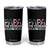 Patriotic Dad Tumbler Cup Papa The Veteran The Myth The Legend American Flag Dog Tags TB02 Black Print Your Wear