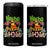 Funny Latino Mom 4 in 1 Can Cooler Tumbler Mom Life Got Me Feeling Un Poco Loco Hispanic Sugar Skull TB02 One Size: 16 oz Black Print Your Wear