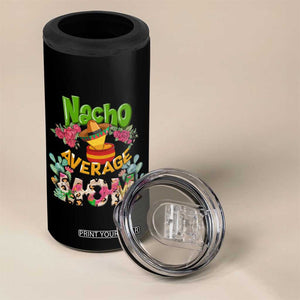 Funny Latino Mom 4 in 1 Can Cooler Tumbler Mom Life Got Me Feeling Un Poco Loco Hispanic Sugar Skull TB02 Print Your Wear