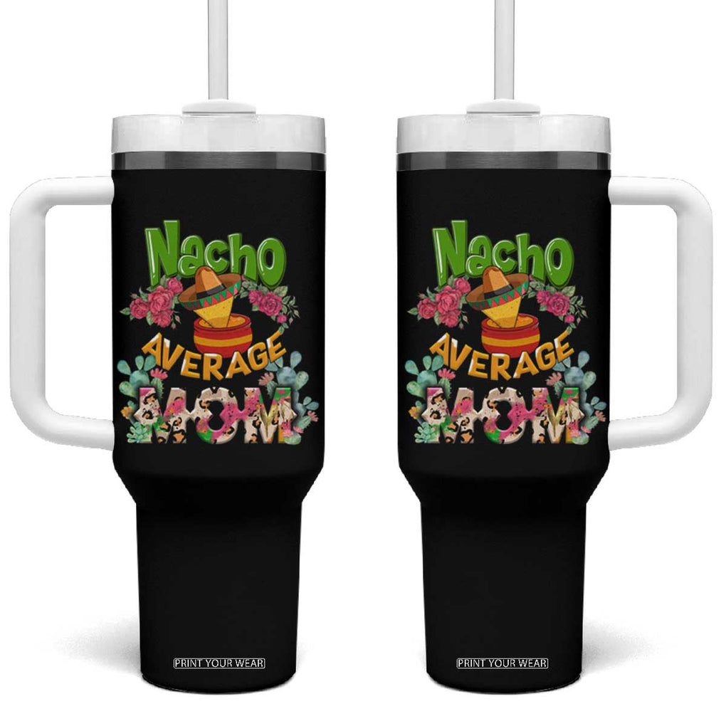 Funny Latino Mom Tumbler With Handle Mom Life Got Me Feeling Un Poco Loco Hispanic Sugar Skull TB02 One Size: 40 oz Black Print Your Wear