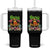 Funny Latino Mom Tumbler With Handle Mom Life Got Me Feeling Un Poco Loco Hispanic Sugar Skull TB02 One Size: 40 oz Black Print Your Wear