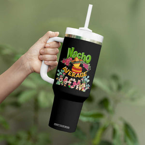 Funny Latino Mom Tumbler With Handle Mom Life Got Me Feeling Un Poco Loco Hispanic Sugar Skull TB02 Print Your Wear