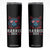 Harris 2024 Skinny Tumbler Childless Cat Lady For President American Flag TB02 Black Print Your Wear