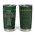 Funny Irish Facts Tumbler Cup Nutrition Facts Celtic Cross Lucky Shamrocks St Patricks Day TB02 Forest Green Print Your Wear