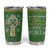 Irish Pride Celtic Cross Tumbler Cup In My Veins Flows The Blood Of Irish Rebels Ireland TB02 Forest Green Print Your Wear
