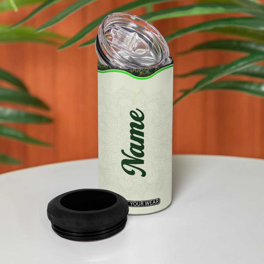 Personalized Lucky Celtic Shamrock 4 in 1 Can Cooler Tumbler Custom Name Ireland Irish Pride TB02 Print Your Wear