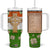 Irish Pride Celtic Cross Tumbler With Handle Funny Nutrtion Fact Ireland Flag Vintage TB02 One Size: 40 oz Wood Print Your Wear