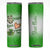 Personalized Green Shamrock Skinny Tumbler Custom Name Lucky Irish Peace Love St Patrick's Day TB02 White Print Your Wear