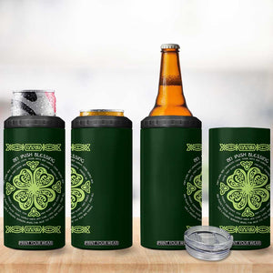Irish Pride Celtic Shamrock 4 in 1 Can Cooler Tumbler An Irish Blessing Lucky Wishes TB02 Print Your Wear