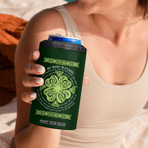 Irish Pride Celtic Shamrock 4 in 1 Can Cooler Tumbler An Irish Blessing Lucky Wishes TB02 Print Your Wear