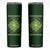 Irish Pride Celtic Shamrock Skinny Tumbler An Irish Blessing Lucky Wishes TB02 Forest Green Print Your Wear