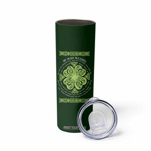 Irish Pride Celtic Shamrock Skinny Tumbler An Irish Blessing Lucky Wishes TB02 Print Your Wear