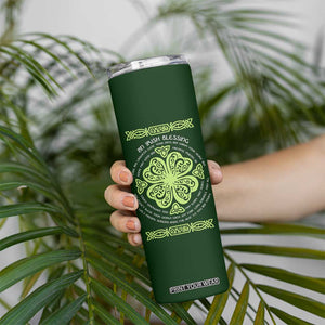 Irish Pride Celtic Shamrock Skinny Tumbler An Irish Blessing Lucky Wishes TB02 Print Your Wear