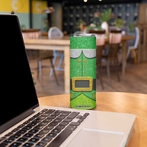 Funny Irish Nutrition Facts Skinny Tumbler Green Leprechaun Costume St Patrick's Day TB02 Print Your Wear