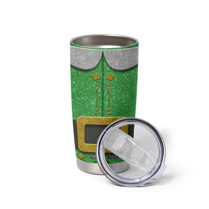 Funny Irish Nutrition Facts Tumbler Cup Green Leprechaun Costume St Patrick's Day TB02 Print Your Wear
