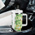 Green Lucky Shamrock Wishes Tumbler With Handle May Your Troubles Be Less And Your Blessings Be More Irish Things TB02 Print Your Wear