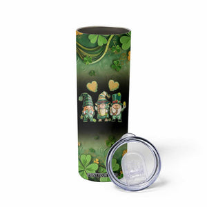 This Is My Lucky Cup Skinny Tumbler Cute Irish Gnomes Buffalo Palid Funny St Patricks Day TB02 Print Your Wear