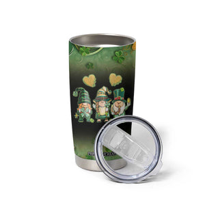 This Is My Lucky Cup Tumbler Cup Cute Irish Gnomes Buffalo Palid Funny St Patricks Day TB02 Print Your Wear