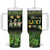 This Is My Lucky Cup Tumbler With Handle Cute Irish Gnomes Buffalo Palid Funny St Patricks Day TB02 One Size: 40 oz Black Print Your Wear