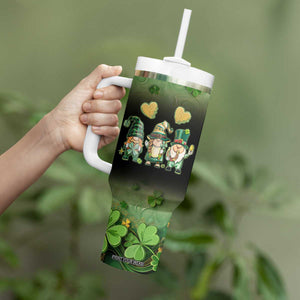 This Is My Lucky Cup Tumbler With Handle Cute Irish Gnomes Buffalo Palid Funny St Patricks Day TB02 Print Your Wear