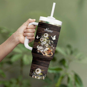 Personalized Christian Faith and Coffee Lover Tumbler With Handle Christ Offers Forgiveness For Everyone Everywhere Funny Definition TB02 Print Your Wear