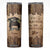 Personalized Deer Hunting Girl Skinny Tumbler Custom Name I'd Rather Be Hunting Camouflage Messy Bun TB02 Wood Print Your Wear