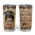 Personalized Deer Hunting Girl Tumbler Cup Custom Name I'd Rather Be Hunting Camouflage Messy Bun TB02 Wood Print Your Wear