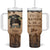 Personalized Deer Hunting Girl Tumbler With Handle Custom Name I'd Rather Be Hunting Camouflage Messy Bun TB02 One Size: 40 oz Wood Print Your Wear