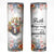 Christian Faith Floral Skinny Tumbler Bible Verse It Makes Them Possible Inspirational Religious Gifts TB02 White Print Your Wear