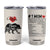 Mama Bear Tumbler Cup #1 Mom Nutrition Facts Floral Bear Mothers Day Gift TB02 Beige Print Your Wear