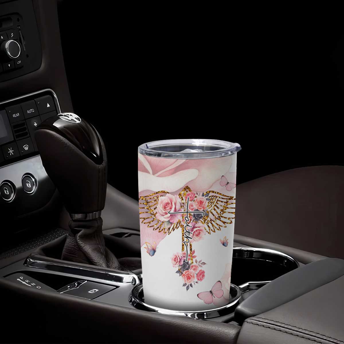 Floral Christian Faith Tumbler Cup Inspirational Bible Verses Faith-based Religious Scripture TB02 Print Your Wear