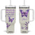 Inspirational Christian Faith Butterfly Tumbler With Handle Blessed Is The One Who Trusts In The Lord Bible Verses Religious Scripture TB02 One Size: 40 oz White Print Your Wear
