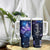 Personalized Name Butterfly Tumbler With Handle Blue Galaxy Gem Butterflies Gifts TB02 Print Your Wear